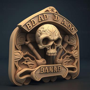 3D model Bad To The Bone Garagaras Bone Club (STL)